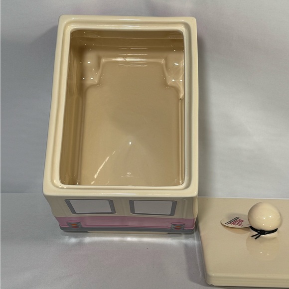Bath & Body Works Pink and Cream Milk Truck Container/Cookie Jar - Picture 5 of 7